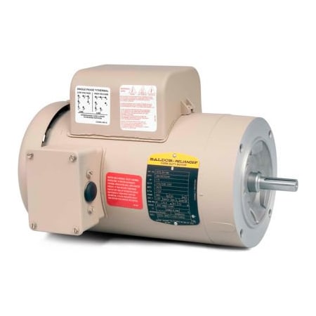 Baldor-Reliance Baldor-Reliance Motor VFDL3610TM, 3HP, 1750RPM, 1PH, 60HZ, 184TC, 3640LC, TEFC, F VFDL3610TM